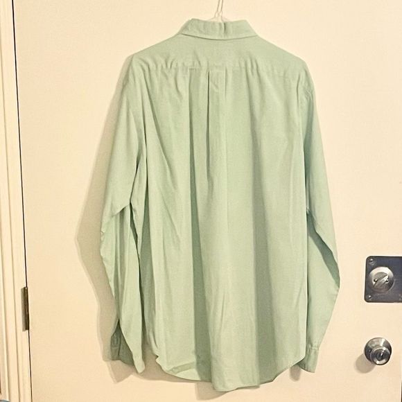 Polo Ralph Lauren icon logo classic fit shirt button down in mint green (XL) - Picture 4 of 8